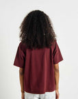 American Vintage T Shirt Fizvalley Vintage Burgundy