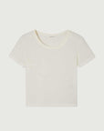 American Vintage Gamipy T Shirt Short Sleeve Crew Neck White
