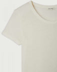 American Vintage Gamipy T Shirt Short Sleeve Crew Neck White