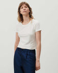 American Vintage Gamipy T Shirt Short Sleeve Crew Neck White