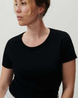 American Vintage Gamipy T Shirt Short Sleeve Crew Neck Black