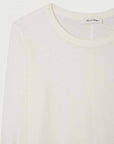 American Vintage Gamipy T Shirt Long Sleeve Crew Neck White
