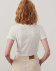 American Vintage Gamipy Short Sleeve Round Neck Tee White