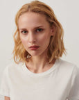 American Vintage Gamipy Short Sleeve Round Neck Tee White