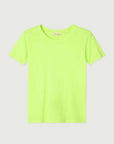 American Vintage Gamipy Short Sleeve Crew Neck T Shirt Fluo