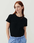 American Vintage Gamipy T Shirt Crew Neck Black