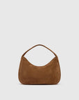 St Agni Suede Large Bon Bon Bag Toffee