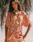 Spell Isola Short Sleeve Blouse Sunfade Pink