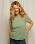 Perfectwhitetee Harley Short Sleeve Crew Neck Aloe