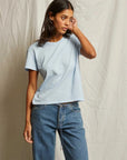 Perfectwhitetee Harley Cotton Boxy Crew Sky Blue