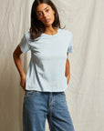 Perfectwhitetee Harley Cotton Boxy Crew Sky Blue