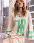 Spell Homecoming Long Sleeve Biker Tee Green Fields