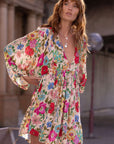 Spell Valley of the Dolls Boho Mini Dress Opal