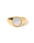 Arms of Eve Amira Gold Pearl Ring