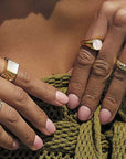 Arms of Eve Amira Gold Pearl Ring
