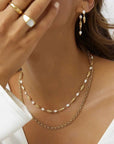 Arms of Eve Mimi Pearl Necklace Gold