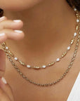 Arms of Eve Mimi Pearl Necklace Gold