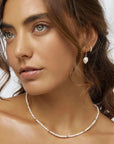 Arms of Eve Lucia Pearl Necklace Gold