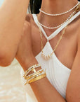 Arms of Eve Bahamas Necklace Gold