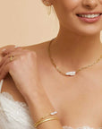 Arms of Eve Danielle Gold Pearl Bracelet