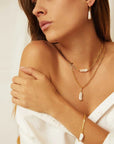 Arms of Eve Danielle Gold Pearl Bracelet