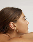 Arms of Eve Sebastian Gold Hoop Earrings