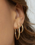 Arms of Eve Sebastian Gold Hoop Earrings