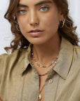 Arms of Eve Sebastian Gold Hoop Earrings