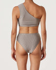 Zulu and Zephyr Pewter Rib Top.