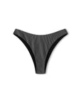 Zulu and Zephyr Charcoal Stripe Curve Brief
