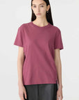 Bassike Classic T Shirt Faded Plum