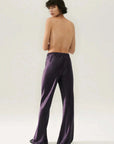 Silk Laundry Bias Cut Pants Blackberry