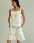 Deiji Studios Tied Cami White