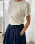 Boy Tee Vintage White