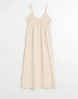 Indi and Cold Strappy Gingham Dress Beige