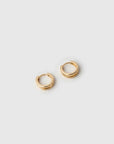 Arms of Eve Jean Gold Huggie Earrings