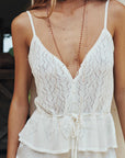 Spell Jessa Pointelle Cami Vintage Cream