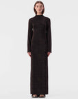 Elka Thelma Knit Dress Copper Lurex