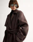 Elka Collective Arna Coat Chocolate