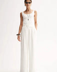 Elka Collective Isabella Pant White