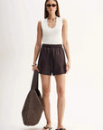 Elka Collective Austin Short Chocolate