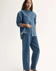 Elka Collective Kennedy Denim Shirt Dark Indigo