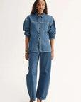 Elka Collective Kennedy Denim Shirt Dark Indigo
