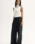 Elka Collective Tobias Pant Midnight Navy Pinstripe
