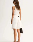 Elka Collective Silas Knit Top White