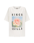 Kinga Csilla Blooming Rose Tee