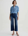 AG Saige Wide Leg Crop 7 Years La Jolla