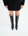 La Tribe Leone Knee High Boot Black