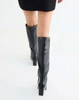 La Tribe Leone Knee High Boot Black