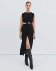 La Tribe Leone Knee High Boot Black